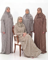 Lifaa Printed Soft Motifs Gowns