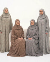 Siyally Printed Soft Motifs Gowns