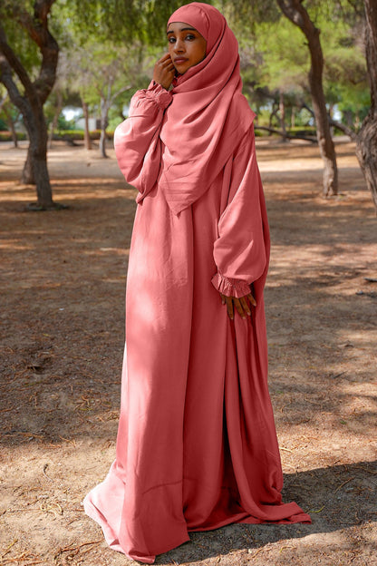 Plain with scarf