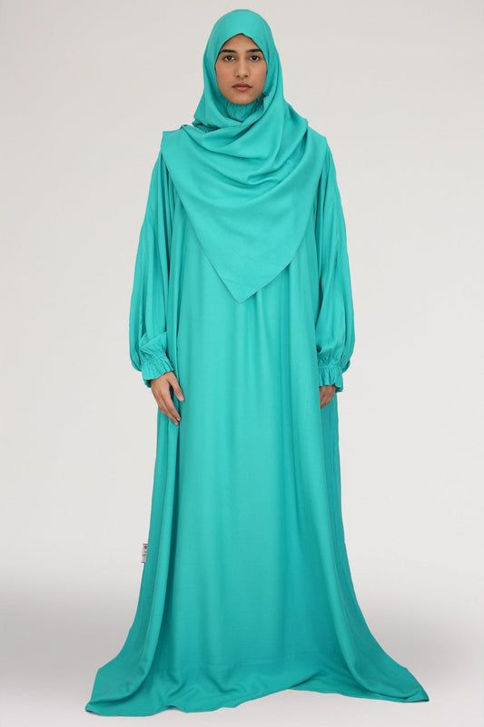 Plain with scarf
